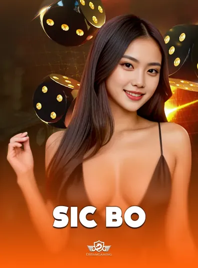 ไอคอนโต๊ะไฮโล Sic Bo หญิงสาวผมยาวพื้นดำทอง ในคู่มือ tmb66